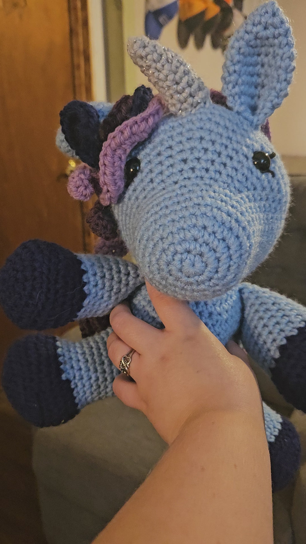 Crochet unicorn