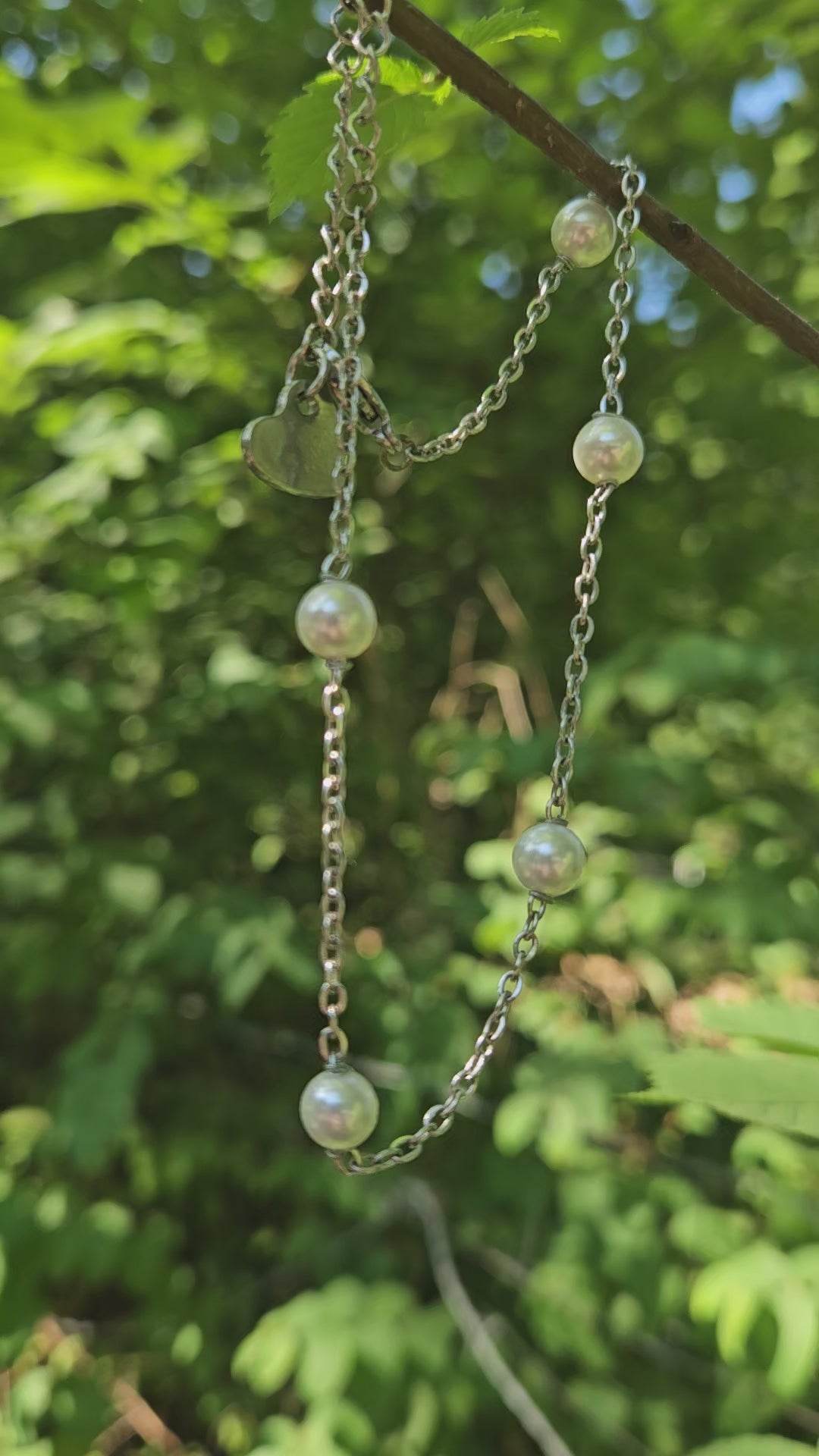 Freshwater Pearl Anklet – Minimalist Beaded Anklet