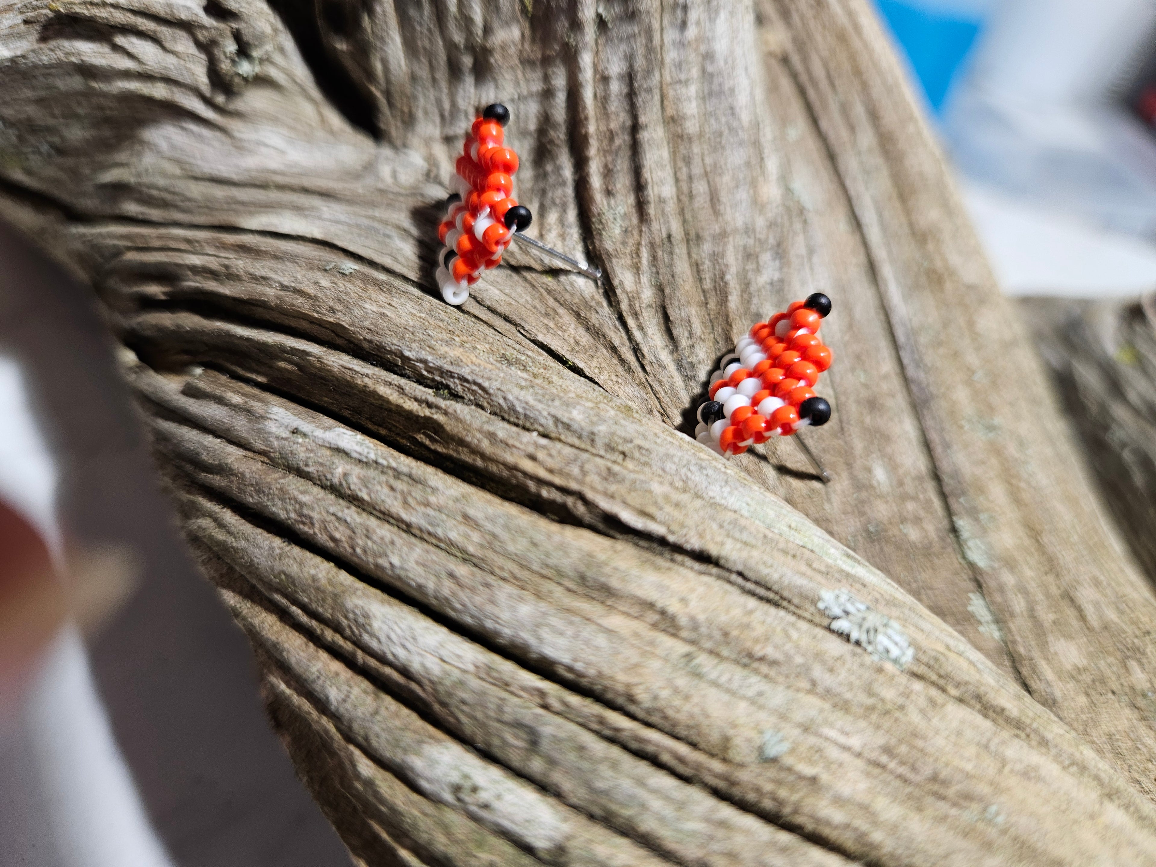 Fox stud earrings