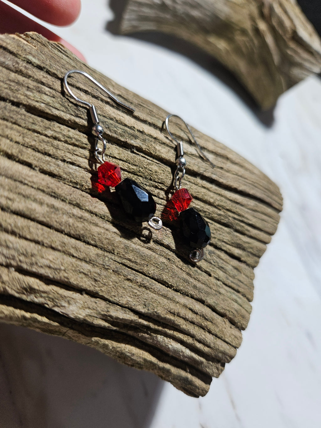 Gothic style dangle earrings