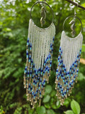 Seas horse fringe earrings