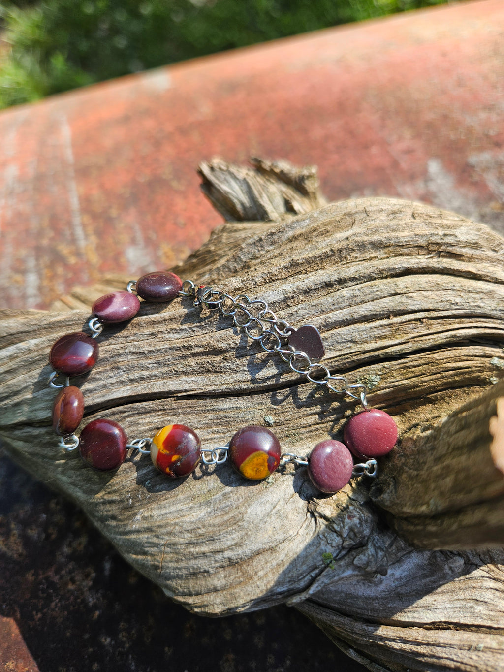 Jasper Gemstone Anklet