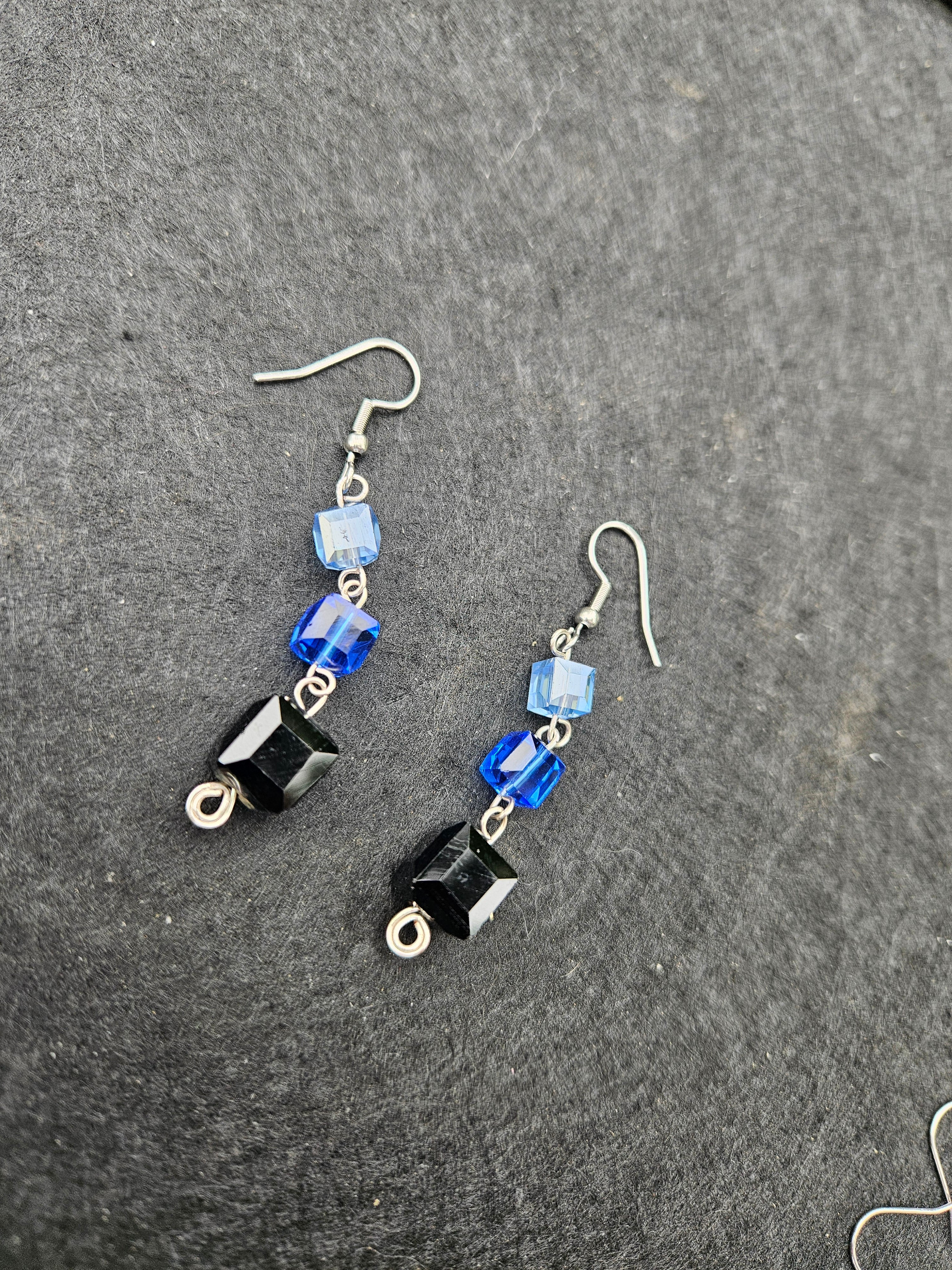 Square dangle earrings