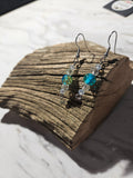 Willow and Sky beaded dangle earrings