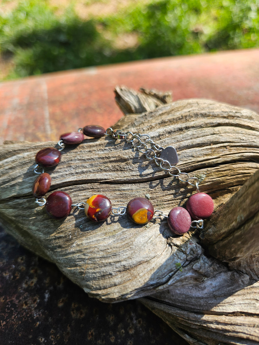 Jasper Gemstone Anklet