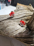 Fox stud earrings