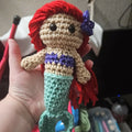 Princess mermaid crochet stuffie