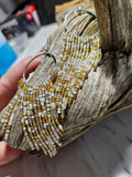 Golden sky fringe earrings