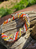 Sunset Sparkle Beaded Bracelet