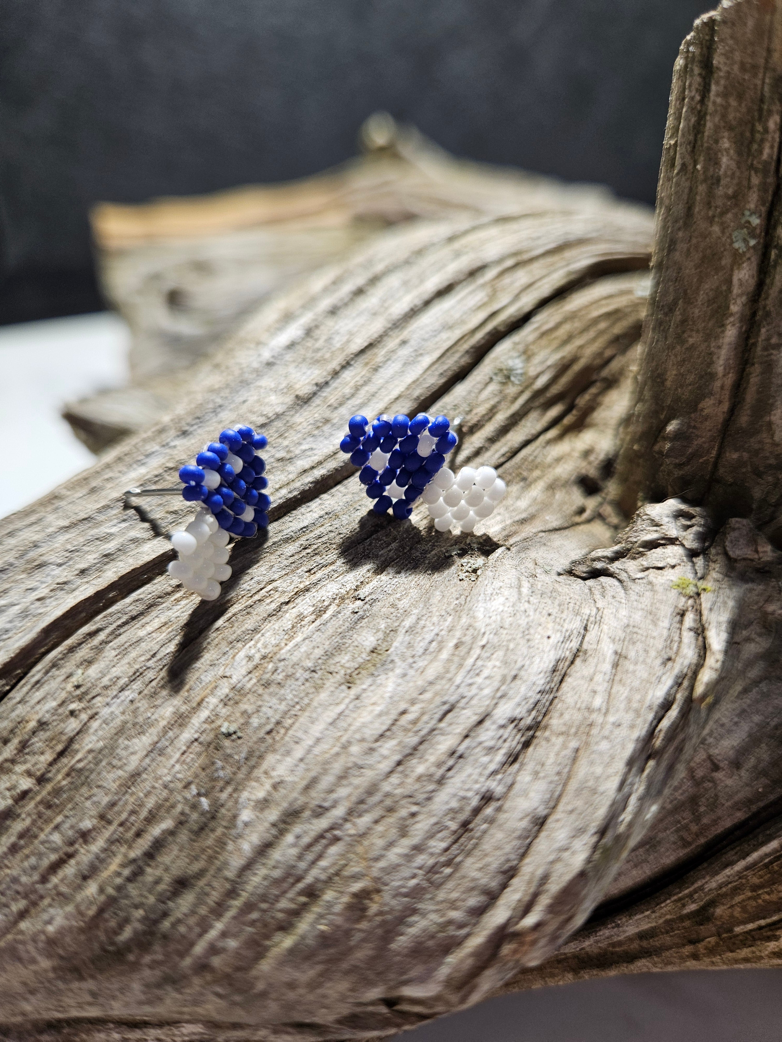 Mushroom stud earrings