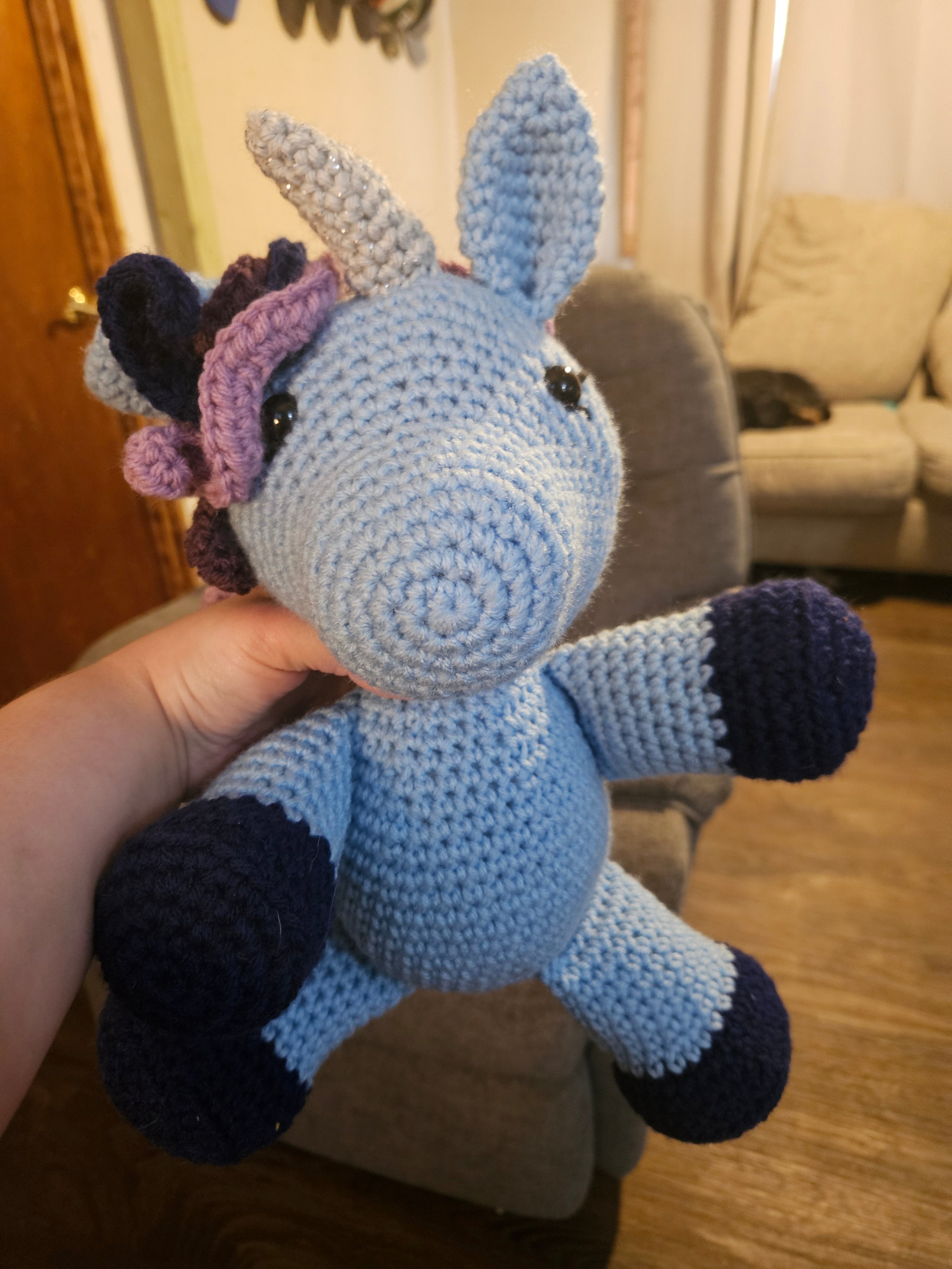 Crochet unicorn