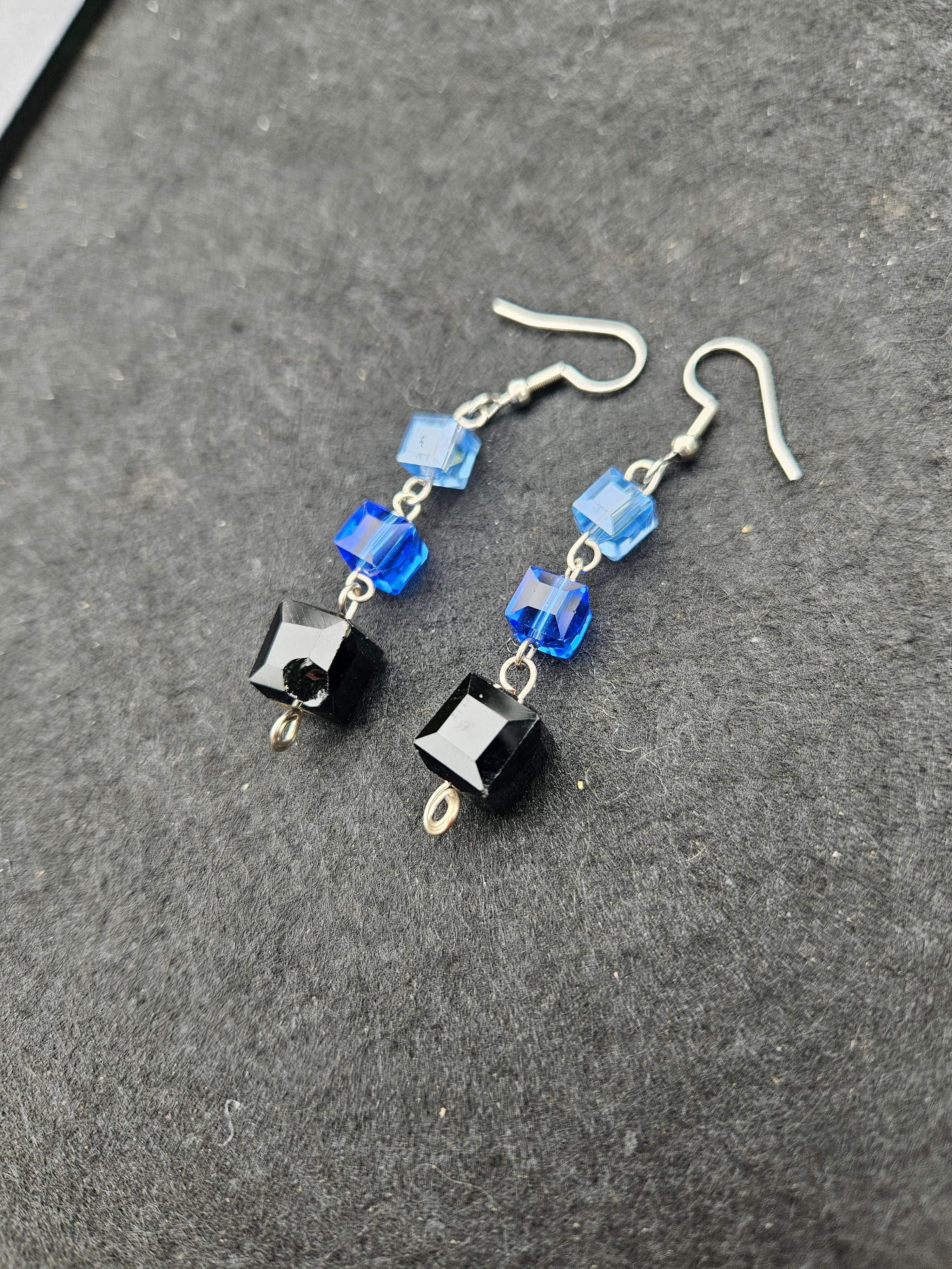 Square dangle earrings