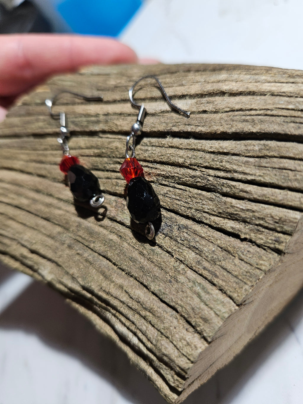 Gothic style dangle earrings