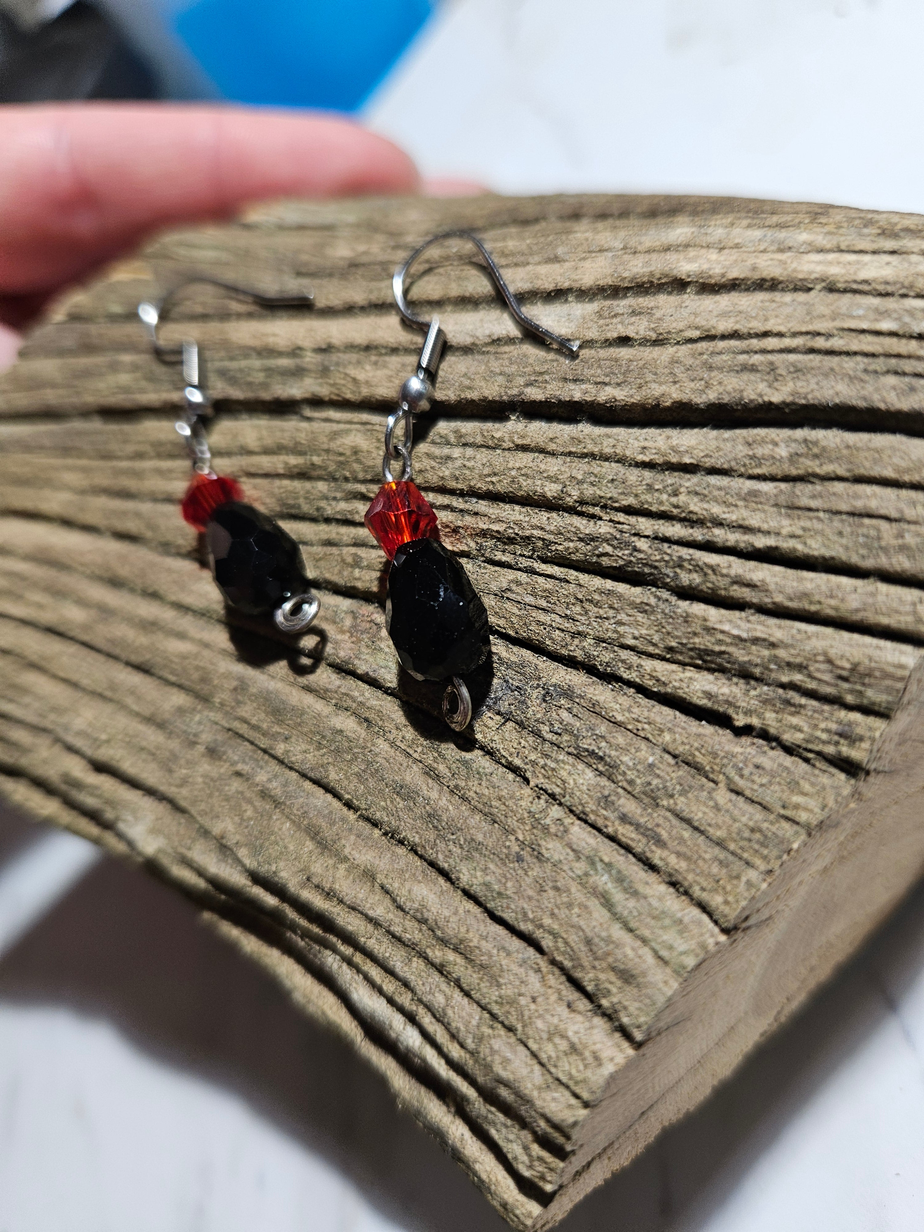 Gothic style dangle earrings