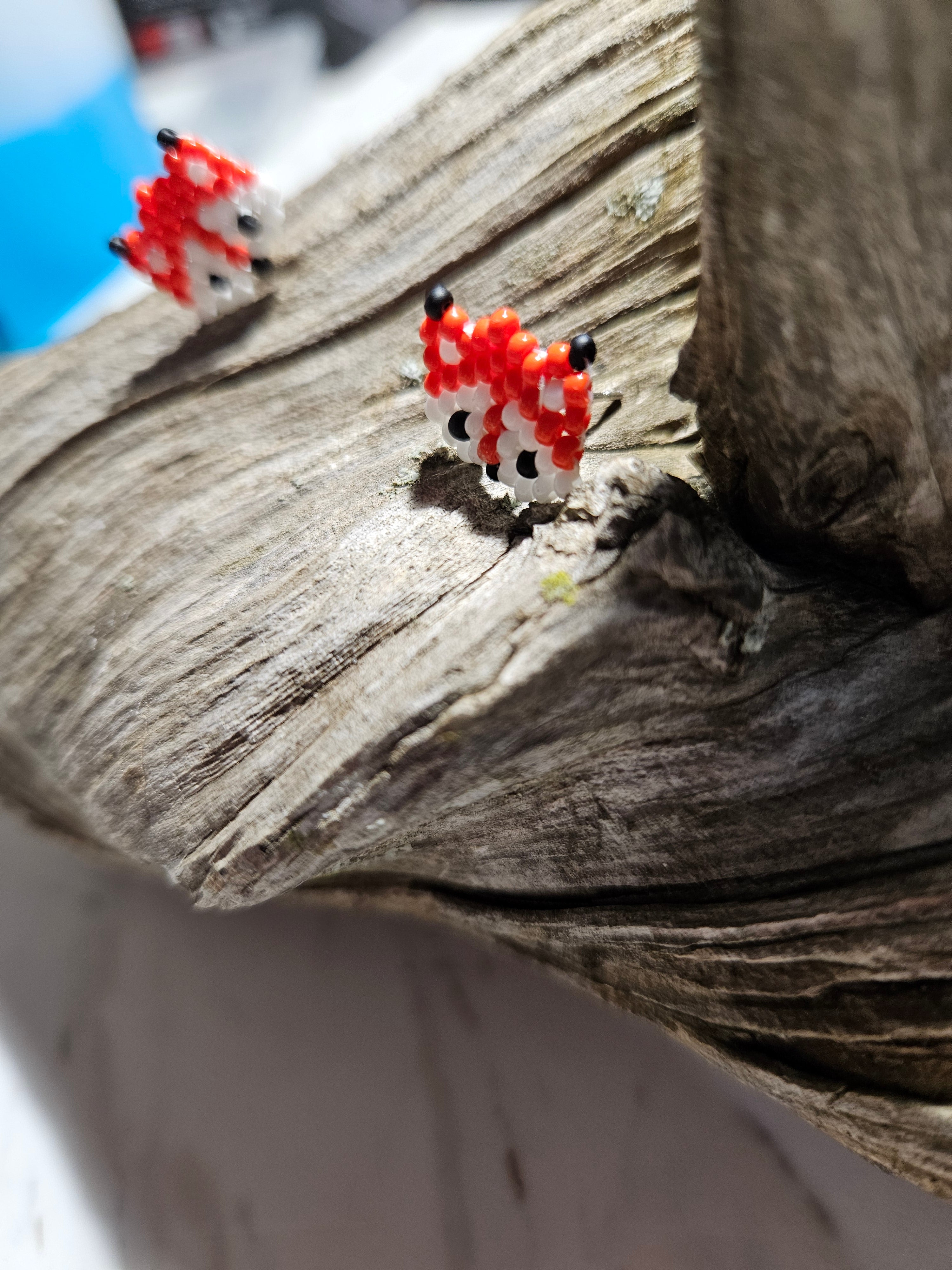 Fox stud earrings
