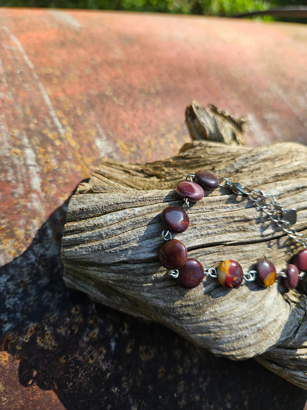 Jasper Gemstone Anklet