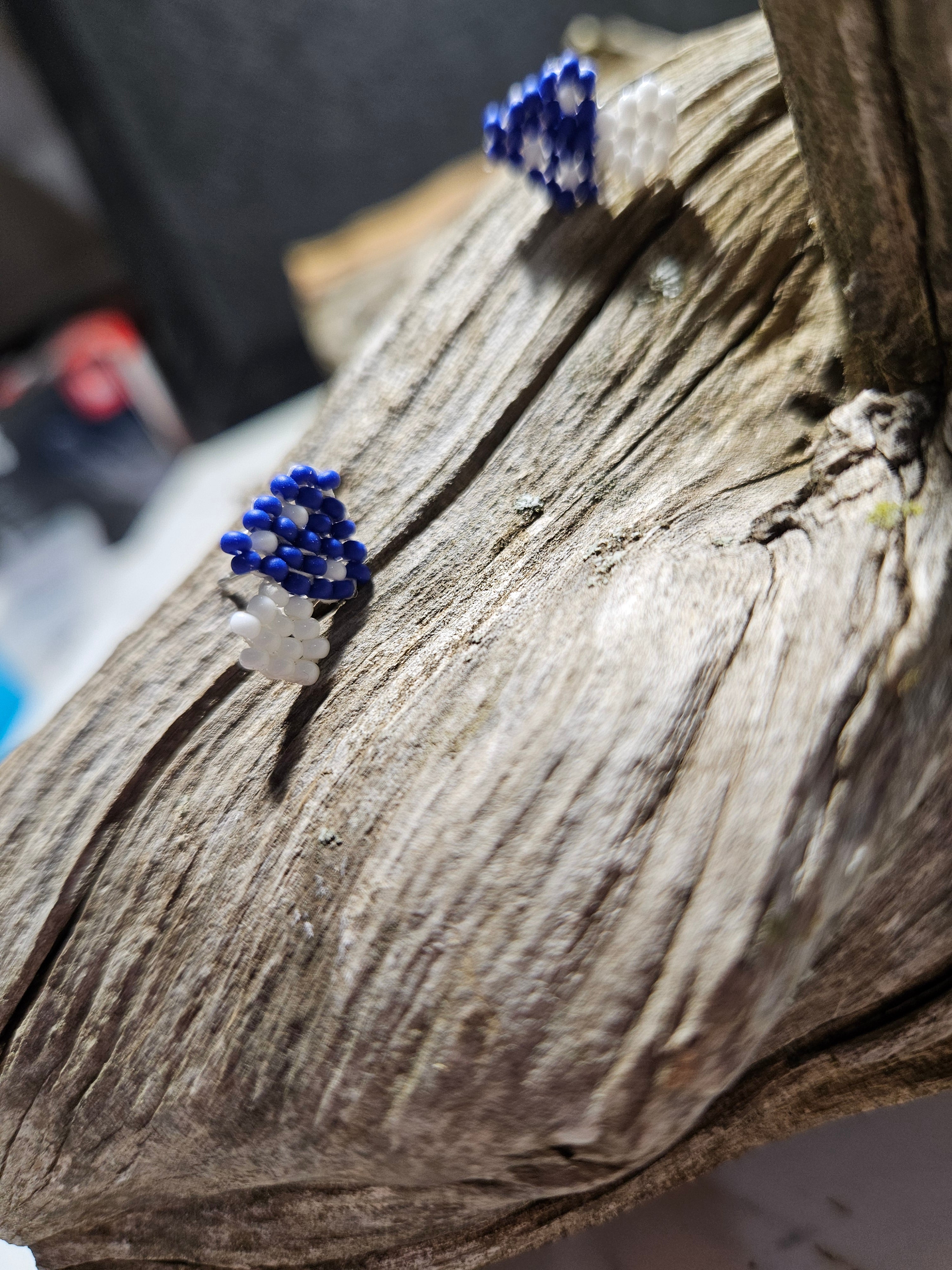 Mushroom stud earrings