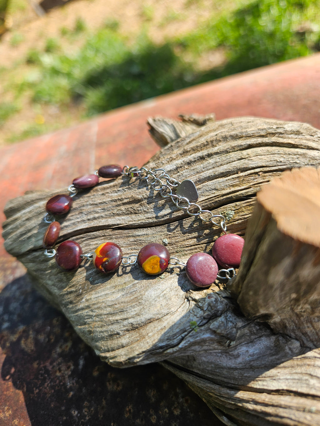Jasper Gemstone Anklet