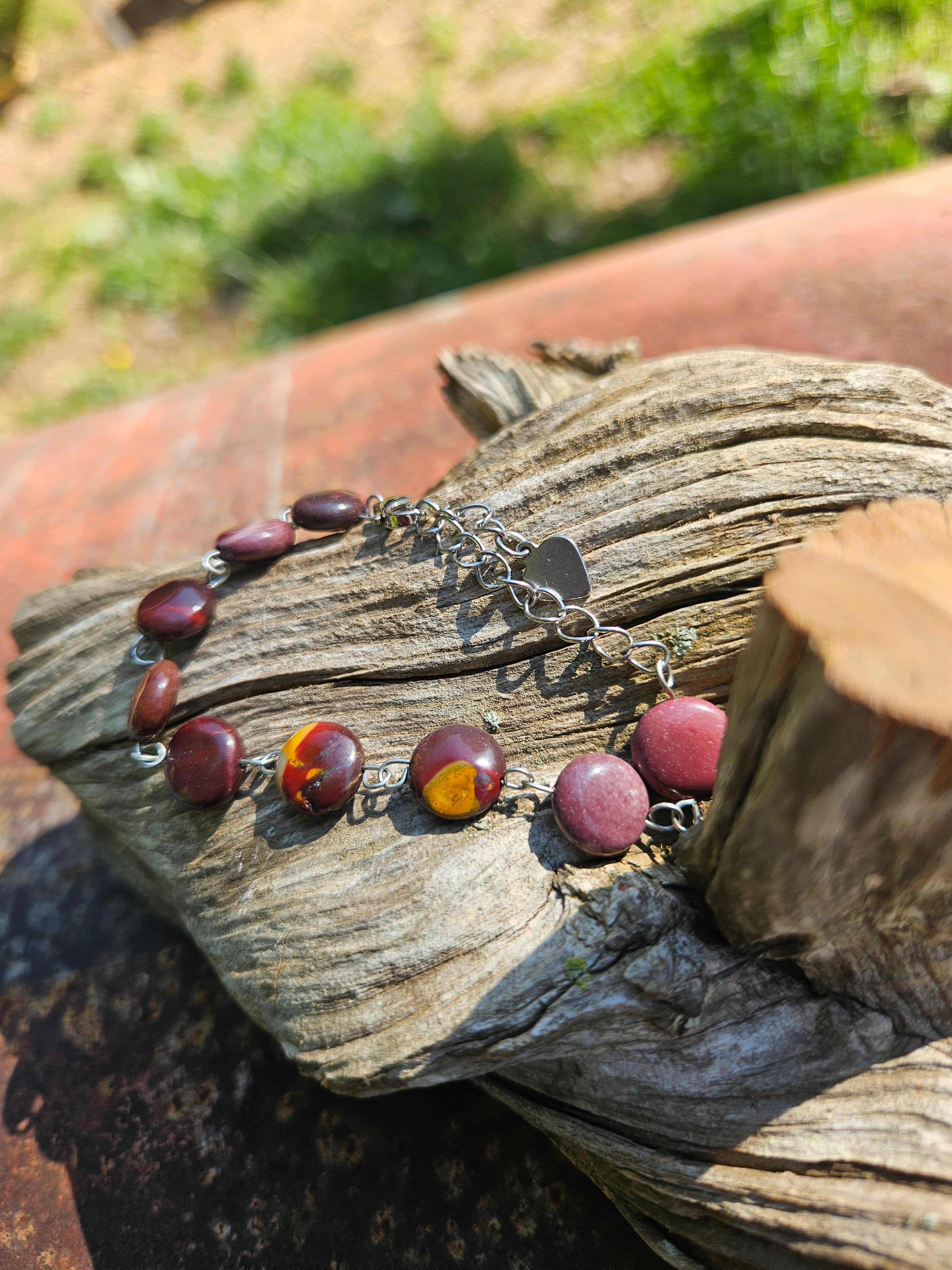 Jasper Gemstone Anklet