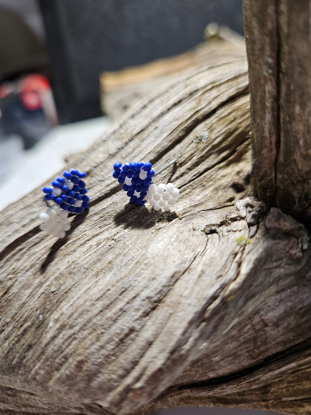 Mushroom stud earrings