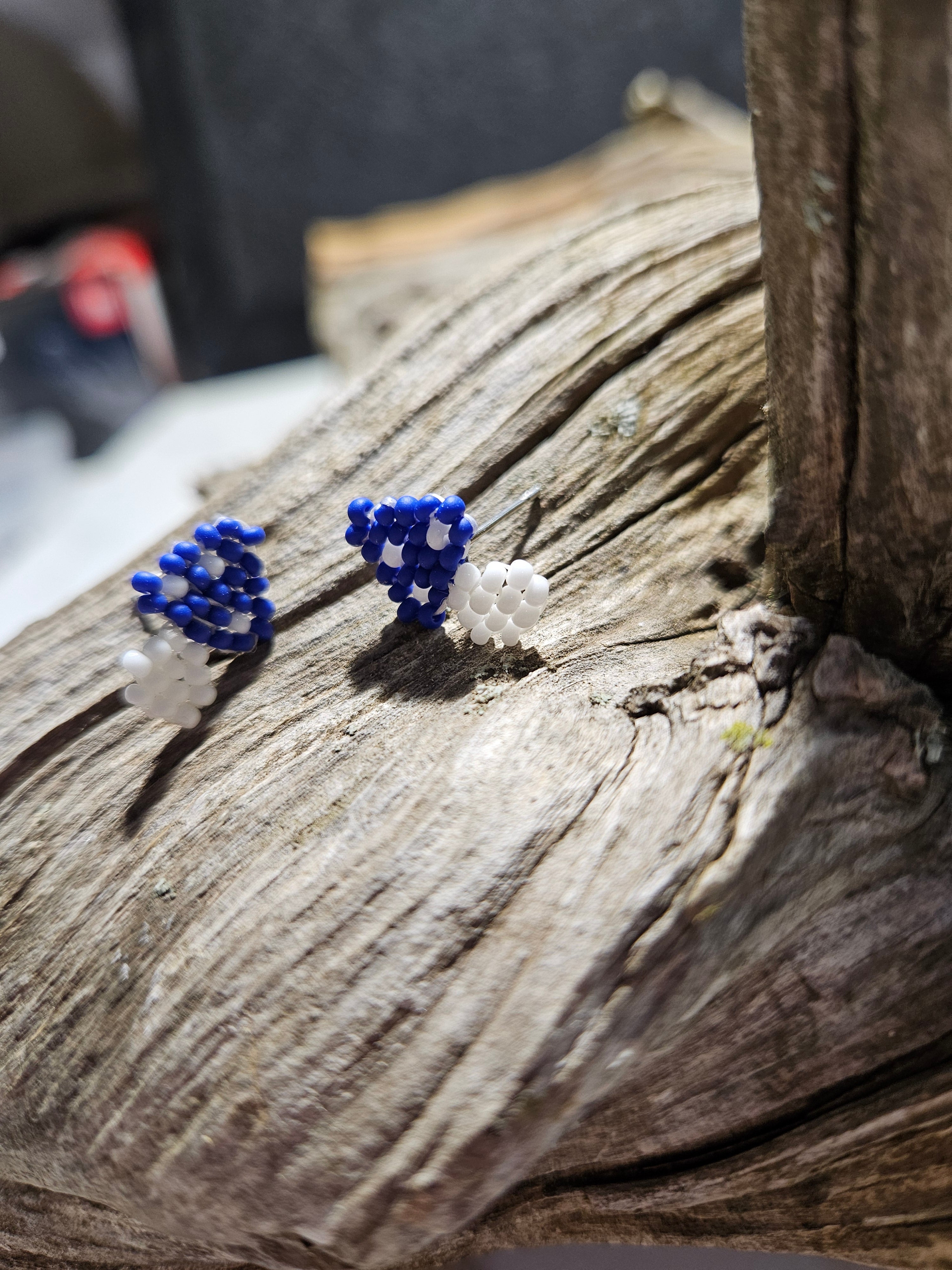 Mushroom stud earrings